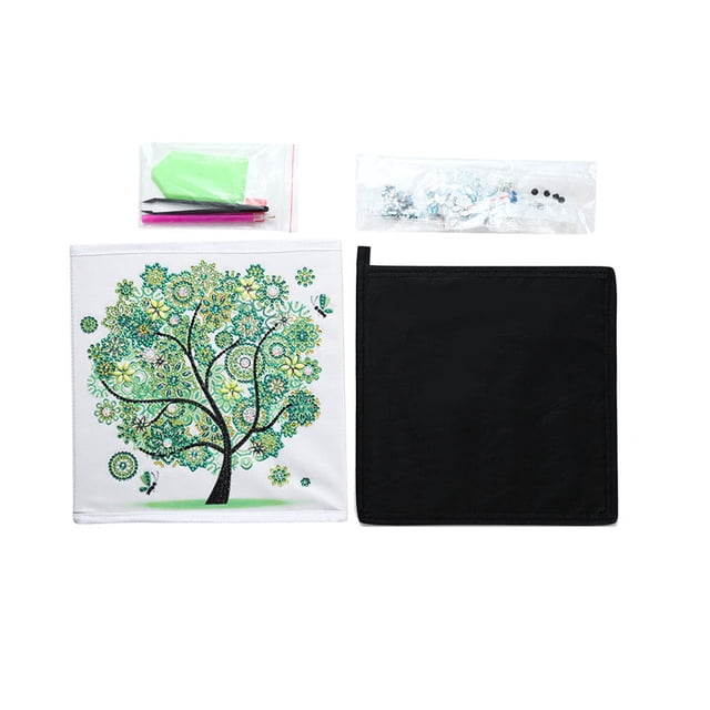 pitrice Diamond Painting Foldable Storage Box Collapsible Cube DIY Folding Organizer Basket SNH001
