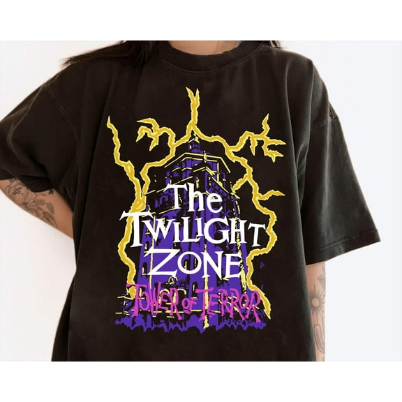 Fukika Retro The Twilight Zone Tower Of Terror Shirt, Twilight Zone Halloween Shirt, Studios Shirt, Disneyworld Family Matching Shirt