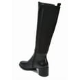 thumbnail image 3 of Naturalizer Women's Brent Knee High Boots Black Leather Wide Calf 6.5M, 3 of 5