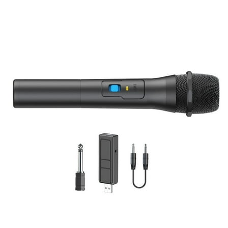 GUYUTING Handheld Wireless Mic VHF Technology High Quality Sound USB Powered for Karaoke Schools Parties