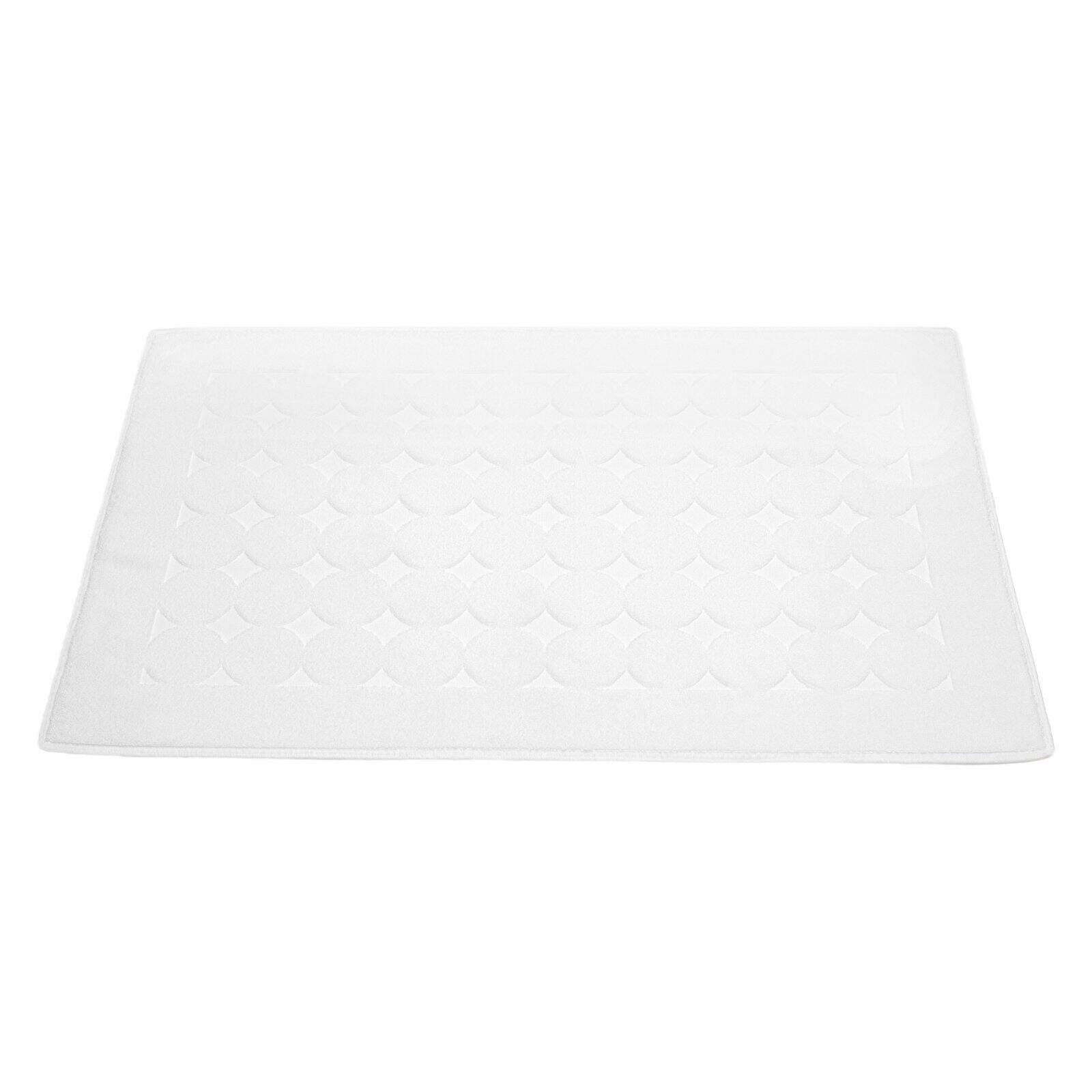 Linum Home Textiles Sinemis Turkish Cotton Circle Design Bath Mat