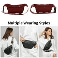 thumbnail image 2 of Unique Bargains 1 Pc Fanny Pack Simple Style Waist Bag Red, 2 of 6