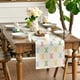 thumbnail image 5 of Banderas de mesa de Pascua para decorar la mesa del comedor | Diseño de conejito, huevos y flores | Camino de mesa primaveral colorido de 180 x 32 cm | Decoración para fiestas y festividades, 5 of 6