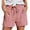 Pink, variant on Athletic Running Shorts for Women Summer Casual Lightweight Elastic Waist Loose Beach Shorts with Pockets