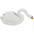 thumbnail image 4 of FUTUREORYY Swan Figurine Resin White 1Set 11x4.9In, 4 of 5