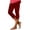C96/Red, variant on XIYON High Waisted Leggings For Women Calf Length Yoga Pants Workout Leggings Solid Color Workout Yoga Pants