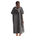 thumbnail image 3 of Toalla con capucha de secado rápido, traje de neopreno de bolsillo para deportes exteriores Abanopi Gris, 3 of 7