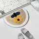 thumbnail image 4 of RKSTN bathroom rugs Cute Bathroom Carpet Semi-circular Bathroom Floral Bathroom Mat Soft And Water Absorbent Non Slip Bathtub Mat, 4 of 8