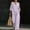 (Fashion 67)Purple, variant on Aimik Womens 2 Piece Outfits V Neck Flare Sleeve Top and Wide Leg Long Pants Set with Pockets Fall Casual Lounge Outfit Sets
