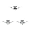 thumbnail image 2 of Transemion Car Sticker Emblem Easy Installation And Cool Style Easy To Install Zinc Alloy Accessories For Car V8 Badge Decal V6：Silver 3Set, 2 of 6
