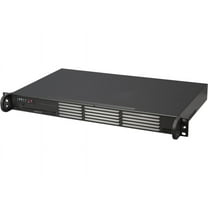BLACK 1U MINI SC504 CHASSIS W/