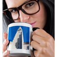 thumbnail image 2 of 3dRose, Hallgrimskirkja, the parish church and of the landmarks of Reykjavik. , 15oz Two-Tone Black Mug, 2 of 7
