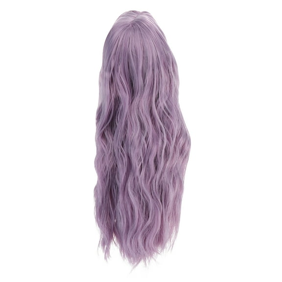Uxcell 9'' Long Hair Doll Wig for 15.5-17.5cm Head Circumference, Purple