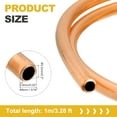 thumbnail image 2 of Tubo de Cobre T2 0.2"ID x 5/16"OD x 3.28Ft, Tubo de Refrigeración de Cobre 99% Puro, Tubo Flexible Sin Costura, 2 of 6
