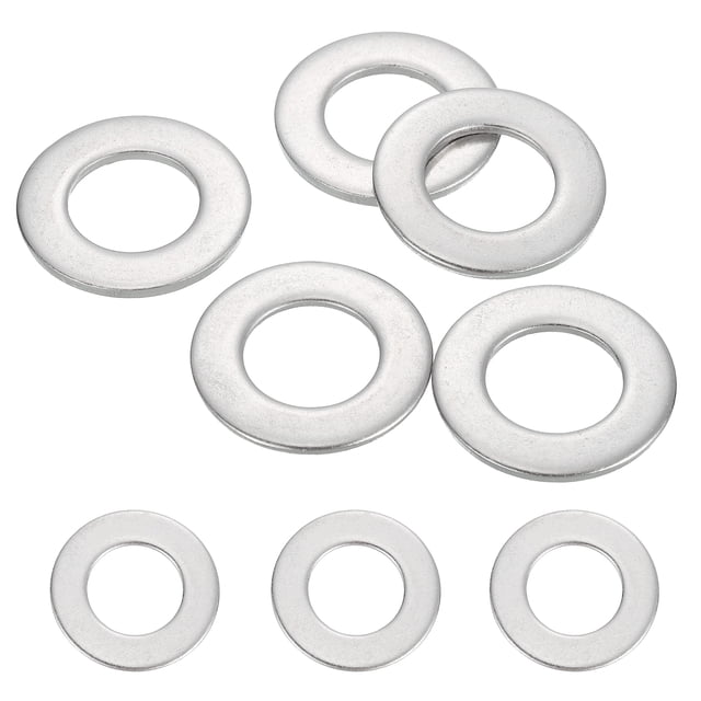 5 Pcs M19 304 Acier Inoxydable Rondelles Plates 19mm ID 34mm OD 2.5mm Épais, Argent