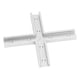 thumbnail image 2 of Conector de riel en T, 4 piezas Conector de riel en T Conector de ranura en T Conector de ranura cruzada Aspecto llamativo, 2 of 9