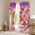thumbnail image 6 of jejeloiu Christmaas Gingerbread Man Blackout Curtains Set of 2 (52x84 Each),Colorful Xmas Cabdy Window Curtains,Cartoon Dessert Curtains and Drapes For Girls Teens,Luxury Bedroom Decor, 6 of 6