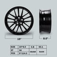 thumbnail image 6 of 19 inch Wheel for 2018-2024 Toyota Camry OEM Design 19" x 8" Replacement Rim, Black, 6 of 17