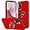Red, variant on Galaxy A14 5G Case for Samsung Galaxy A14 5G Case  Grade Shockproof Built-in Ring Holder Kickstand Car Mount  Heavy Duty Protective Case for Galaxy A14 5G Phone Case (Dark Green)