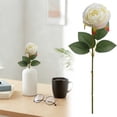 thumbnail image 2 of Artificial Flowers Artificial Flowers with Roses Flowers Bouquet for Wedding Centerpiece Table Vase Home Kitchen Diy Decor, 1 Rose, 2 of 4
