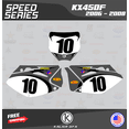 thumbnail image 2 of Kalair GFX Graphics Kit for Kawasaki KX450F (2006-2008) Speed Series, 2 of 5