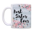 thumbnail image 2 of ThisWear Sister Cup Best Sister Ever Sis Coffee Mug Best Sisters Gifts 11 ounce 2 Pack Coffee Mugs Multi, 2 of 4
