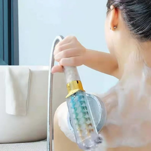 EDHITNR Shower, Canopy Shower Head High-Pressure Handheld Showerhead With Carbon Filter Hard Water Softener Filtered Shower, High Pressure 3 Spray Modes