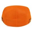 thumbnail image 4 of Minzimin 1Pack Breathable Mesh Flat Cap for Man/Woman Adjustable Newsboy Cap Cabbie Hat, 4 of 7