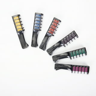 8pcs）Color Temporary Hair Dye Combs Set Makeup Brushes Touchup
