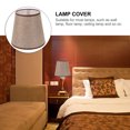 thumbnail image 3 of Miangastore 1 Set Linen Floor Light Shade For Living Room 19Cm Bottom 13Cm Top 17Cm Height, 3 of 8