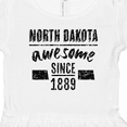 thumbnail image 4 of Inktastic North Dakota Awesome Since 1889 Girls Toddler Dress, 4 of 5