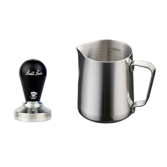 Juego de jarra de café Set de Jarra con Manosear de de material acero Inoxidable Utensilios de Cocina Duradero Fanmusic Juego de jarra de café