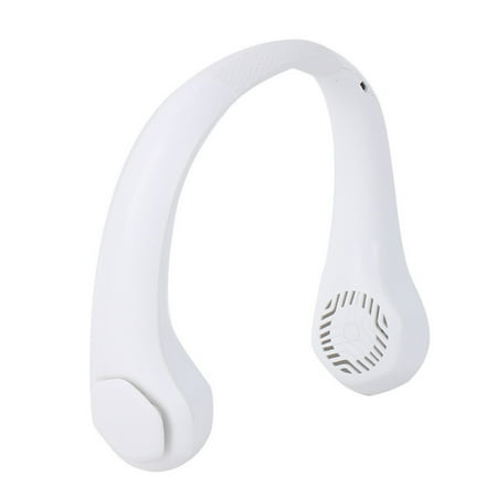 

Virmaxy Hanging Portable Hanging Fan Hands Free Bladeless Fan Operated Wearable Personal Fan Leafless Rechargeable Headphone Design USB Powered Desk Fan 3 Speeds