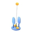 thumbnail image 2 of Pong Balls Paddles Set Table portátil Menos elástico Equipo de eje suave azul, 2 of 8