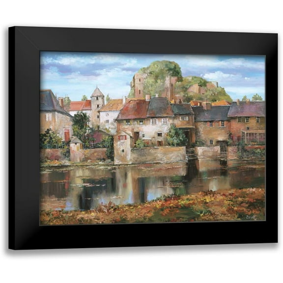 Duvall, Roger 14x12 Black Modern Framed Museum Art Print Titled - La Seyne-sur-Mer