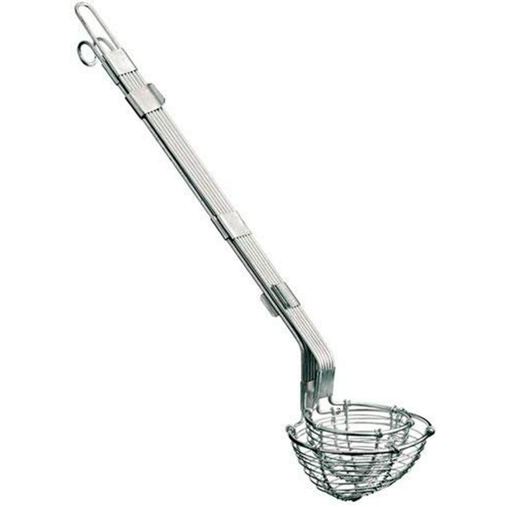 Paderno World Cuisine stainless steel wire bird's nest deep fryer set