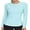 Blue-no pocket, variant on Rash Guard for Women Long Sleeve Swim Shirt Pocket Thumb Hole Sun Shirt Swimsuit Swim Top