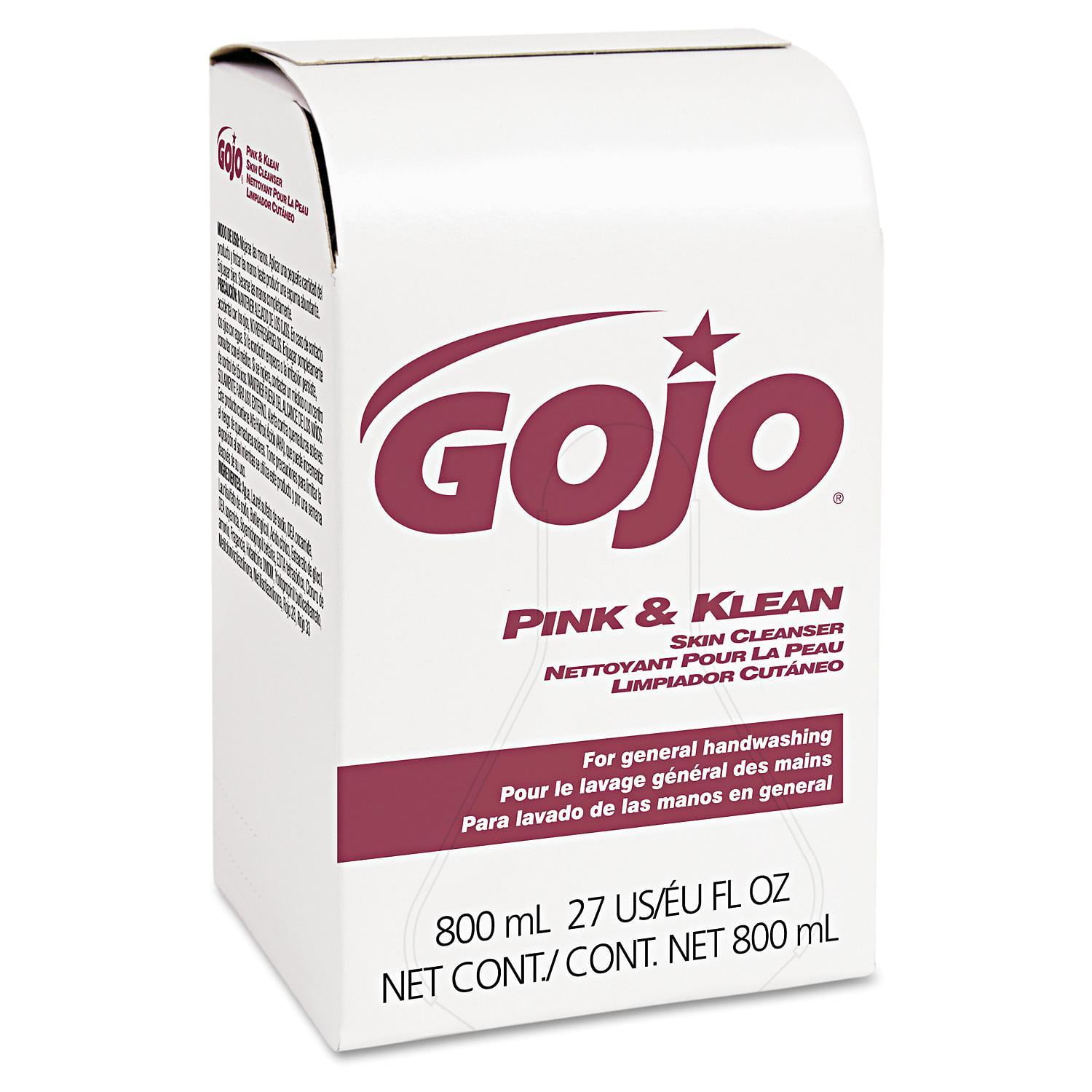 (Pack of 12) GOJO Pink & Klean Skin Cleanser Industrial Hand Soap