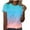 Summer Tops Pink, variant on Womens Plus Size Summer Tops. Short Sleeve Shirts for Women Fashion Loose Fit Ombre Tie Dye Crewneck T-Shirts