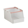 thumbnail image 2 of CarpNettore Desk Organizer Compact Bin Versatile Storage Container Stationery Pen Holder for Pink, 2 of 9