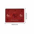 thumbnail image 3 of FcBaudy Bathroom Rugs, Rugs for Living Room, Area Rug, Bath Mat Red Doormat Festive Horse Entrance Mat -front Door Mat Holiday Decoration Washable Welcome Mat A Carpet, 3 of 7