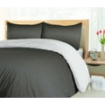 thumbnail image 5 of Ambesonne Ombre Duvet Cover Sets, Fumes and Smokes Design, 2-Queen, Charcoal Grey and White, 5 of 7