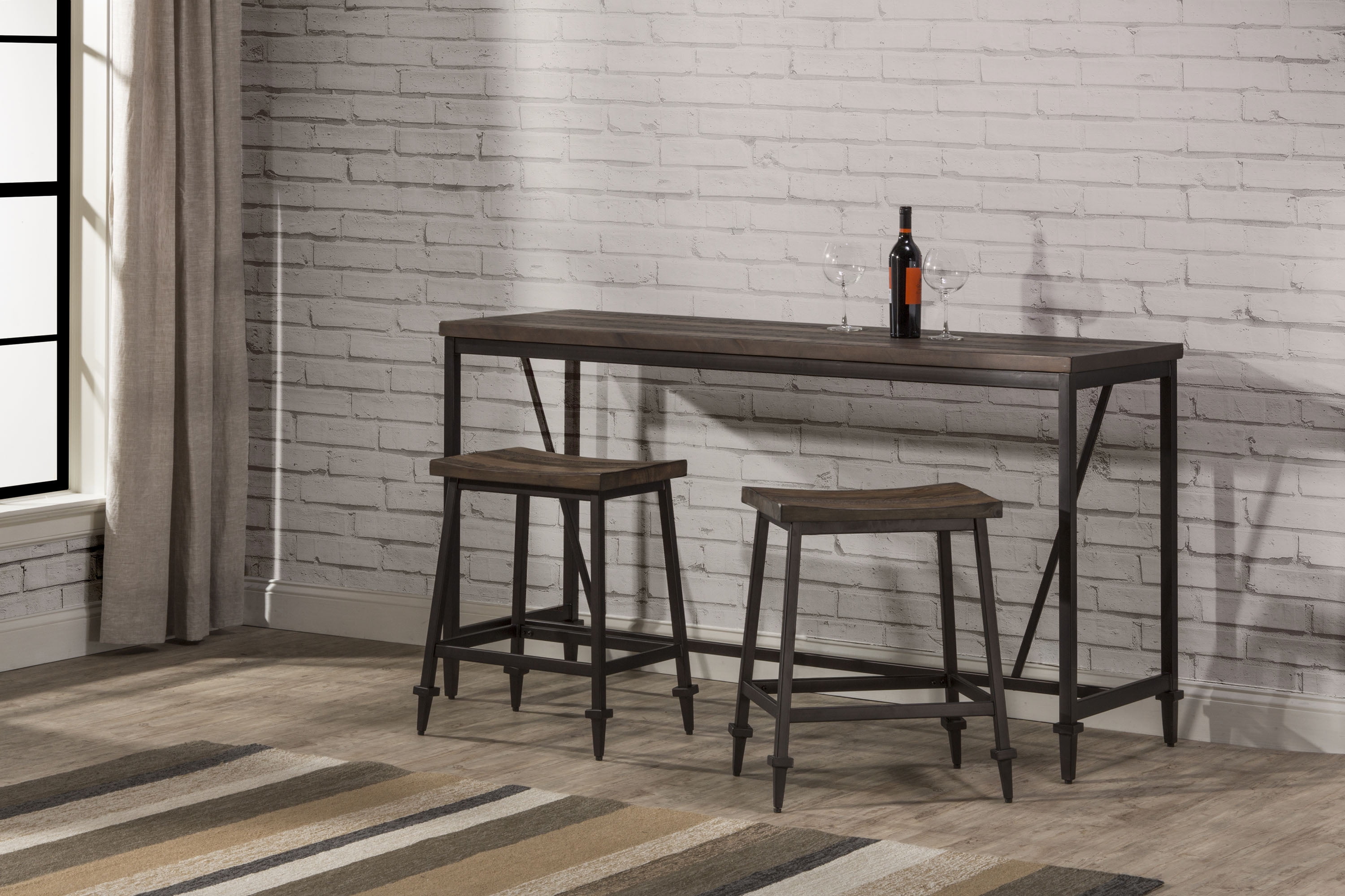 Hillsdale Furniture Trevino 3-Piece Counter Height Table ...