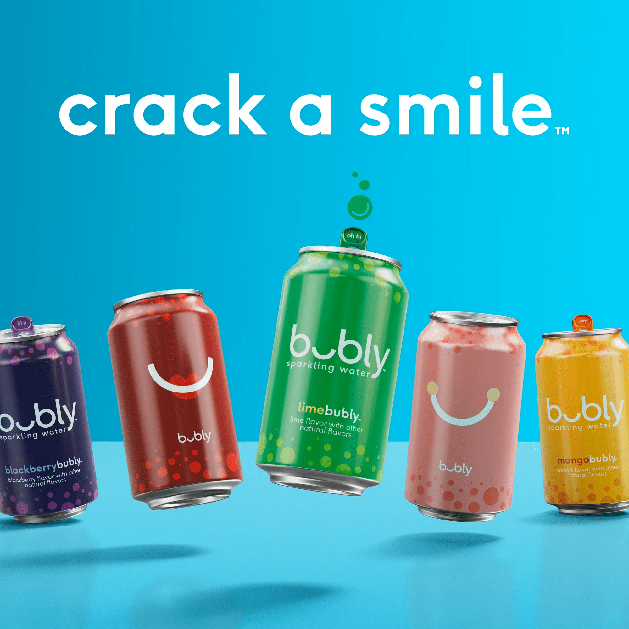 bubly Sparkling Water, Lime, Zero Sugar & Zero Calories ,12 fl oz Cans (4 pack)​