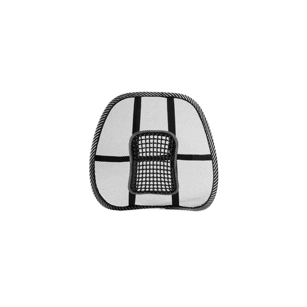 Mesh Relax Auto Seat Cushion Vehicle Support Pad Office Chair Back 