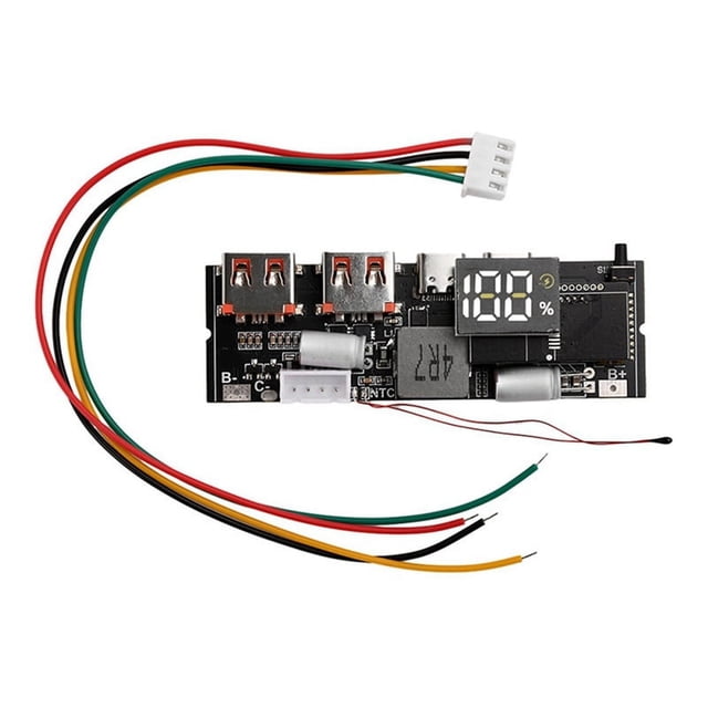 Banque d'Alimentation Double Port TYPE C Module de Puissance Mobile Bidirectionnel Circuit Imprimé 18650 Carte Mère DIY 5S 100W