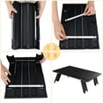 thumbnail image 2 of Table de Plage Personnelle, Mini Table de Camping Pliable Portable en Aluminium (Noir), 2 of 4