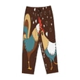 thumbnail image 4 of Balery Rooster And Chicken print Women's Pajama Pants,Ultra Lightweight Pjs,Lounge Pant-Large, 4 of 9