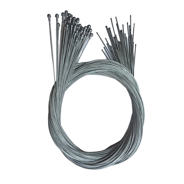 facefd Pack of 10 Bike Shift Line Stainless Steel Brake Speed Inner Wire Core Fixed Mountain Cable Galvanization Folding Type 3 Type 3