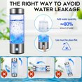 thumbnail image 5 of Futtumy Hydrogen Water Bottle Generator, 3Min Quick Electrolysis, Antioxidant Hydrogen Rich Water Cup with PEM SPE Technology, Hydrogen Water Alkaline Maker, 420ml Hydrogen Bottle with Gift Box, 5 of 10